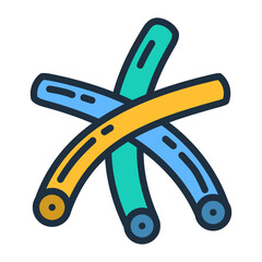 Sticker - Pool Noodles Icon