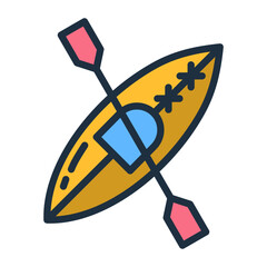 Sticker - Kayak Icon