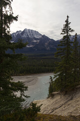 Wall Mural - Goats and Glaciers Lookout in the Autumn