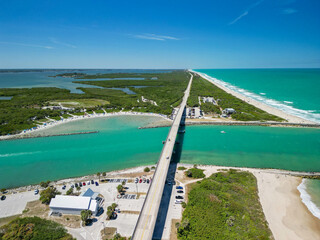 Bridge over Sebastian Inlet in Brevard County on Florida's Space Coast