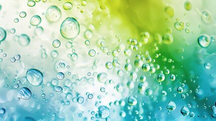 Poster - Abstract Water Droplets Background