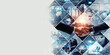 © metamorworks - Collage background visual of various business scenes and technology concepts. Management strategy. Digital transformation.