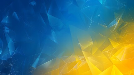 blue and yellow modern geometric background