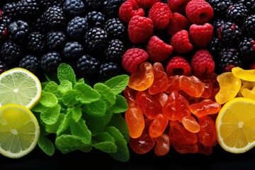 Poster - Colorful Fruit and Candy