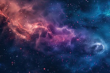 Canvas Print - Abstract background in space 