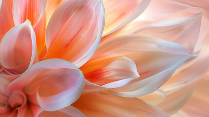 Canvas Print - The delicate petals of a blooming flower reflect artistry, each blossom a unique masterpiece of color and form.