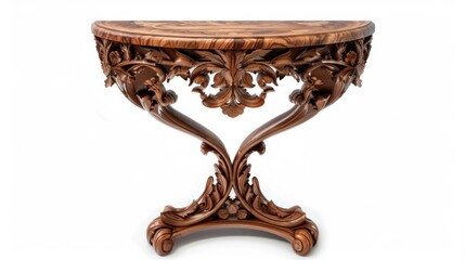 Wall Mural - Ornate Carved Wooden Console Table