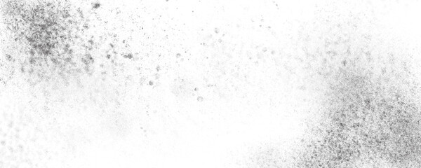 Aufkleber - Grainy noisy background. Dotted stipple vector pattern on white bg. Gradient grunge effect with sand texture. Black spray speckle gradation. Halftone retro gritty abstract fade.