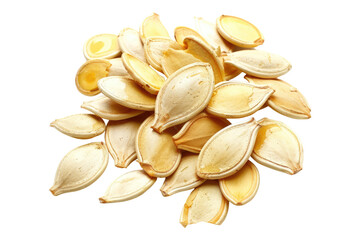 Poster - Pumpkin seeds isolated on transparent background