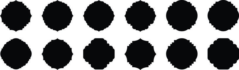Poster - Set of Decorative vintage frames and borders. Vector design. floral ornament. Vintage frames set isolated on white background. Decorative frame. Vector