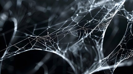 A spider web with a spider in the middle
