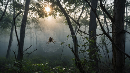 morning in the forest