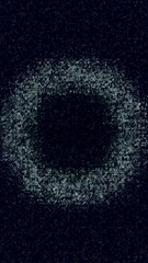 Fototapete - Abstract audio ring equalizer simulation. Media.. Spreading audio wave rings. Vertical video.
