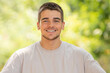 © carballo - outdoor portrait of smiling young man