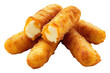 © Usama - Fresh mozzarella sticks isolated on transparent background