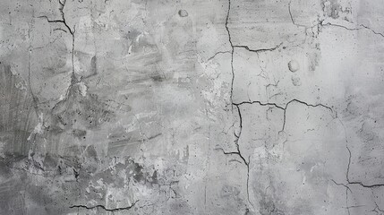 Poster - Cracked Concrete Wall Texture