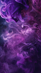 Wall Mural - Purple smoke illustration