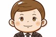 © Leo Rohmann - Friendly cartoon boy with a welcoming smile perfect for childrens book illustrations and educational materials