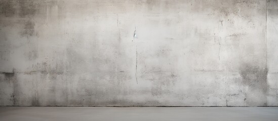 Aufkleber - Concrete wall with a white blank surface, perfect for a copy space image.