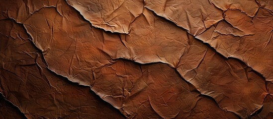 Aufkleber - The brown textured pattern provides a versatile backdrop for wallpaper, screen covers, worksheets, or festive cards, featuring wrinkles and space for text. with copy space image