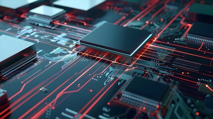 Poster - Detailed Infographic Showcasing the Distinctions Between CPU and GPU Technologies