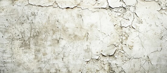 Fototapete - A vintage or grungy white background resembling natural cement or stone with an old texture, suitable as a retro pattern wall with copy space image.