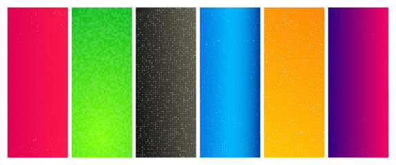 Poster - Abstract gradient geometric background with squares