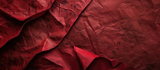 Poster - dark red textured paper as a backdrop with copy space image.
