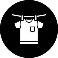 Wall Mural - Dry shirt Icon