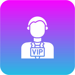 Sticker - Vip person Icon