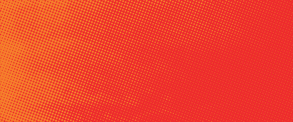dots halftone orange color pattern gradient texture with technology digital background. dots pop art