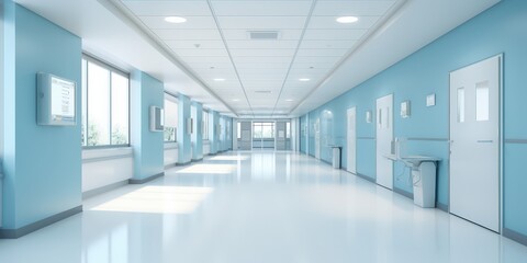 Sterile Hospital Corridor