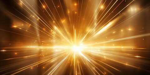 Poster - Golden Light Explosion