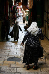 Wall Mural - Arab neighborhood in East Jerusalem. Jerusalem. Israel.