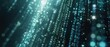© Seksan - Matrix of binary code cascading on a glowing backdrop, digital archiving, data encryption