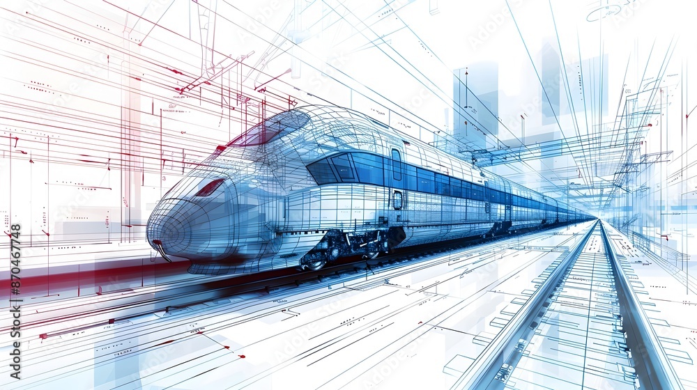 Engineered Schematics of a Next Gen High Speed Train Infrastructure ...