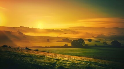 Poster - Golden Hour Landscape