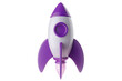 © Maria - a purple and white toy rocket