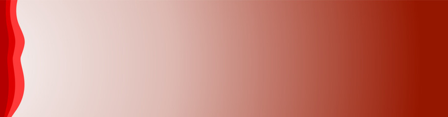 Poster - Modern business banner red wave with red gradient background