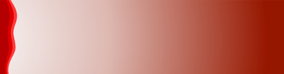 Poster - Modern business banner red wave with red gradient background