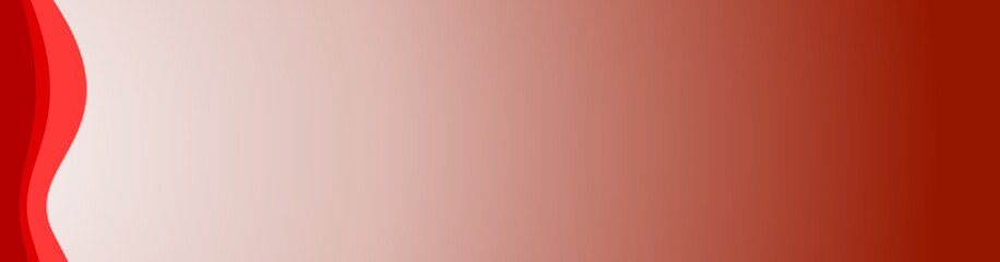 Poster - Modern business banner red wave with red gradient background