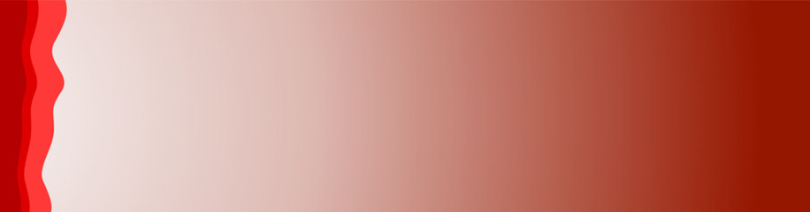 Poster - Modern business banner red wave with red gradient background