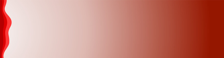 Poster - Modern business banner red wave with red gradient background
