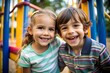© nilawan - Happy Children at Playground.