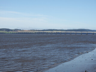 Canvas Print - Tay rail bridge in Dundee