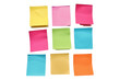 © Usama - Post it notes isolated on transparent background