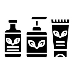 Sticker - All Vegan Products vector icon. Can be used for Skincare iconset.