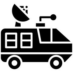 Sticker - Spsce Car vector icon. Can be used for Science Fiction iconset.