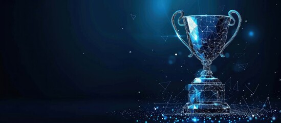  - Digital Trophy Shining Under the Spotlight