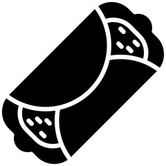 Poster - Cannoli vector icon. Can be used for Italy iconset.